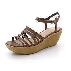 Camper Damas wedge sandal i brun