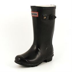 Hunter Kids gummist�vle i sort